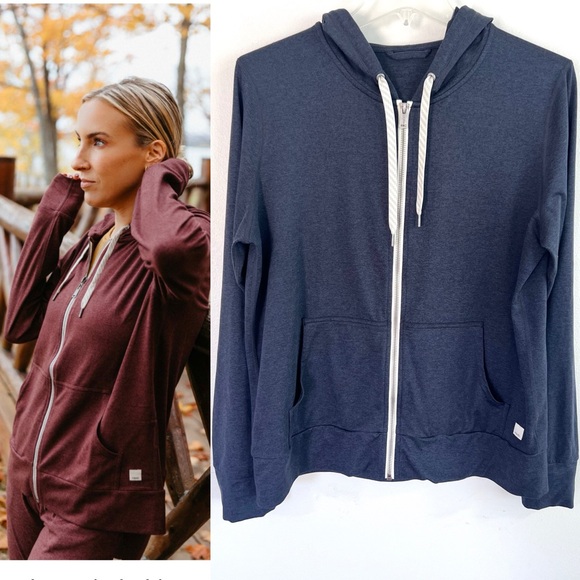 Vuori Halo Performance Hoodie 2.0 Zip Sweater Sz L - Picture 1 of 6
